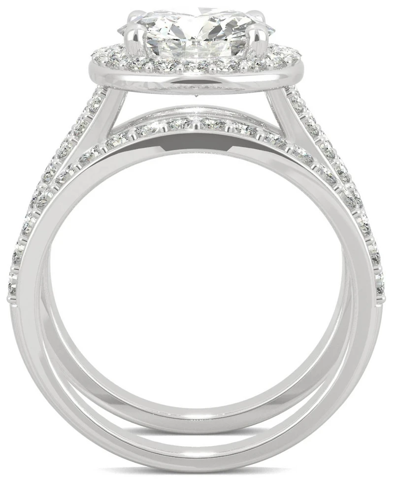 Charles & Colvard Moissanite Bridal Set (3-5/8 ct. t.w. Diamond Equivalent) 14k White Gold