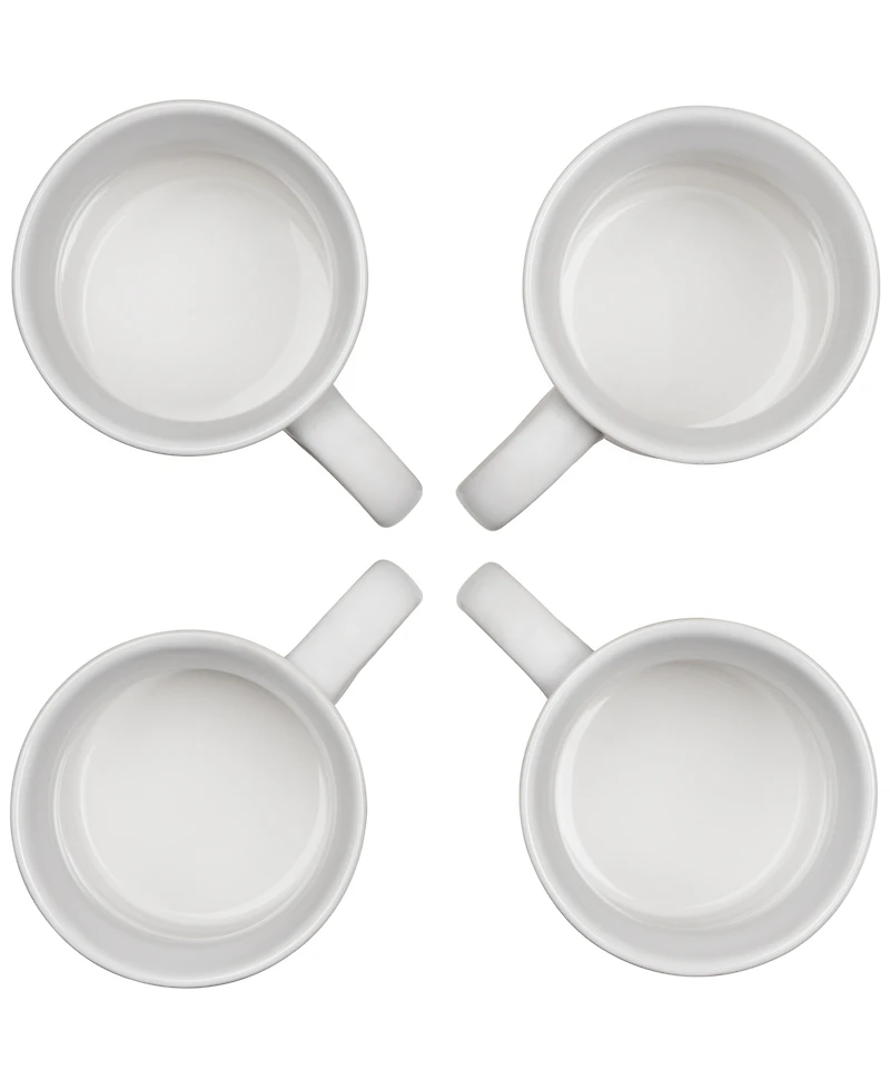 Le Creuset 14 oz. Stoneware Set of Four Coffee Mugs