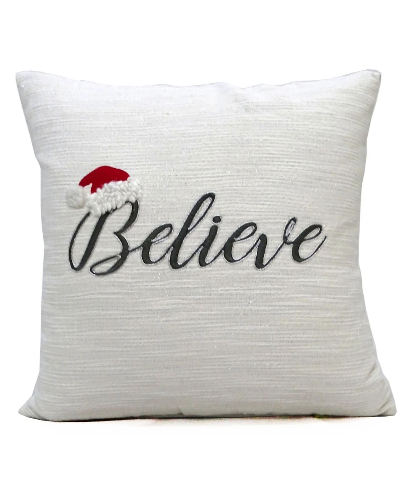 Vibhsa Believe Decorative Pillow, 20" x 20"