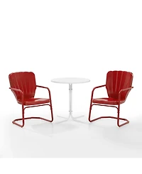 Ridgeland 3 Piece Outdoor Bistro Set