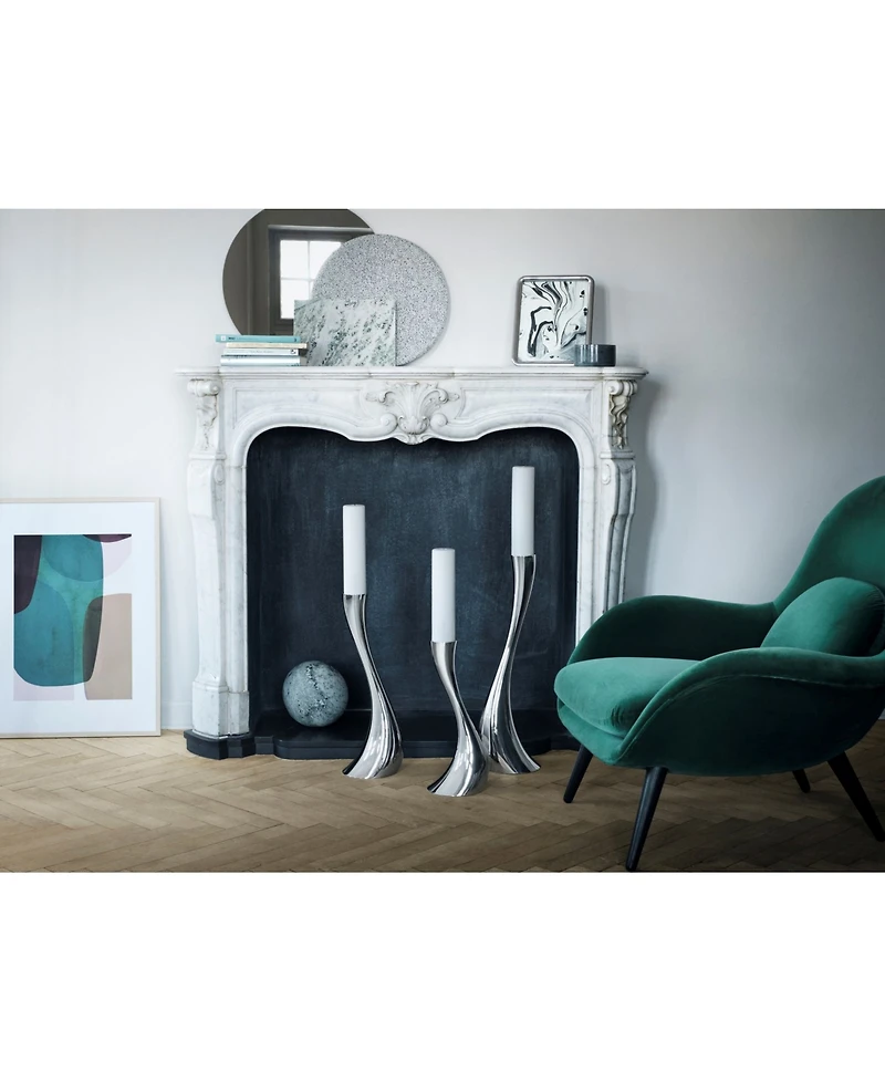 Georg Jensen Cobra Floor Candleholder, Medium