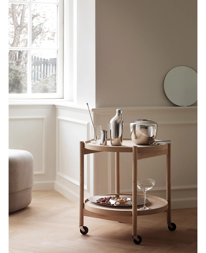Georg Jensen Sky Ice Bucket with Ice Tongs