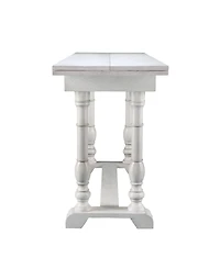 Eerry Farmhouse Folding Trestle Console to Dining Table