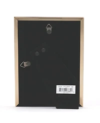 Elegant Metal Picture Frame with Bevel Cut Mat for Photo