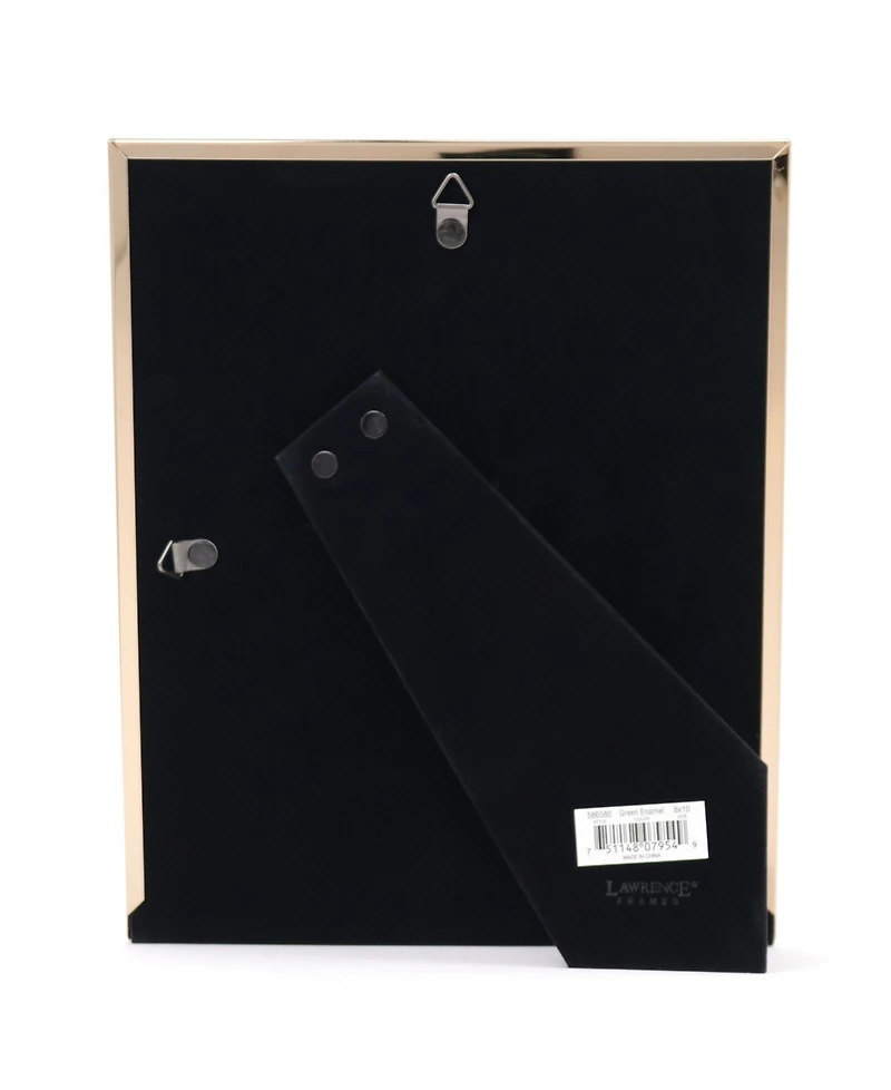 Metal and Enamel Picture Frame, 8" x 10"
