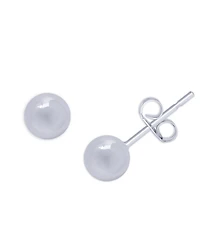 Diamond Accent Starfish Fishhook Ball Gold Plate Or Silver Plate Stud Set