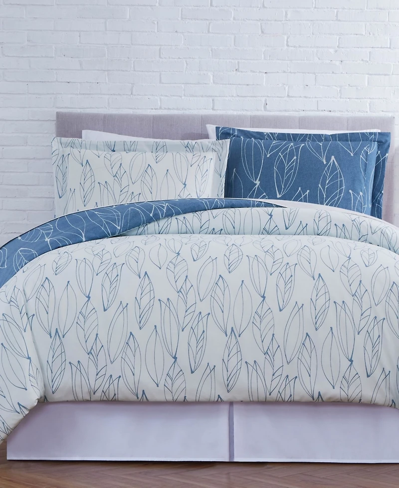 Southshore Fine Linens Premium Ultra-Soft Modern Foliage Comforter Set, King/California King