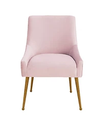 Beatrix Pleated Velvet Side Chair