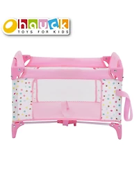 Love Heart Doll Play Yard Baby Doll Accessory - Folds for Easy Storage and Travel