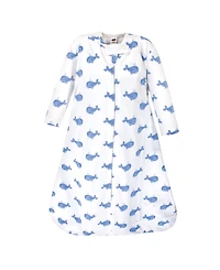 Hudson Baby Boys Snug Cotton Jersey Sleep Sack with Full Sleeves