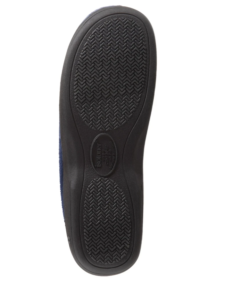 Isotoner Signature Men's Microterry Jared Moccasin Slippers with Memory Foam