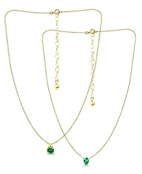 Giani Bernini Created Green Quartz Pendant Set, 2 Piece