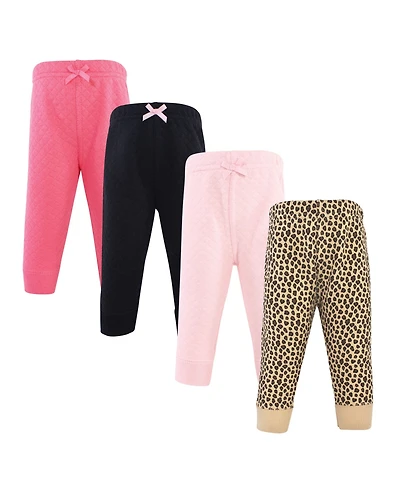 Hudson Baby Boys Four-Pack Quilted Comfort Joggers