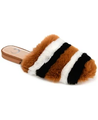 Journee Collection Women's Faux Fur Evelin Mule