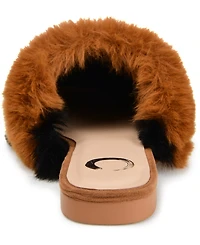 Journee Collection Women's Faux Fur Evelin Mule