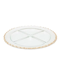 Classic Touch Glass 4 Section Relish Dish