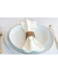 Artifacts Rattan 6-Piece Oval Napkin Ring Set