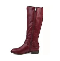 Journee Collection Women's Ivie Extra Wide Calf Knee High Riding Boots