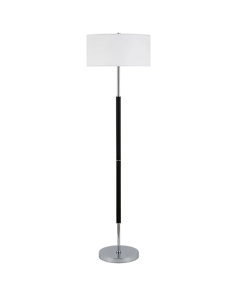 Hudson & Canal 61.5" Metal Simone 2-Light Floor Lamp