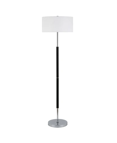Hudson & Canal 61.5" Metal Simone 2-Light Floor Lamp