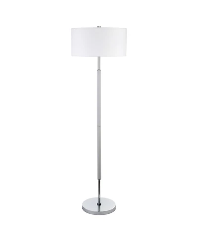 Hudson & Canal 61.5" Metal Simone 2-Light Floor Lamp