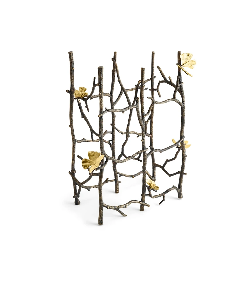 Michael Aram Butterfly Ginkgo 6-Bottle Wine Rack