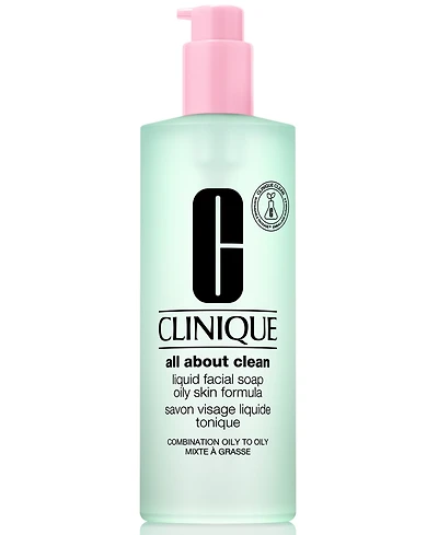 Clinique Jumbo All About Clean Liquid Facial Soap Oily, 13.5 oz