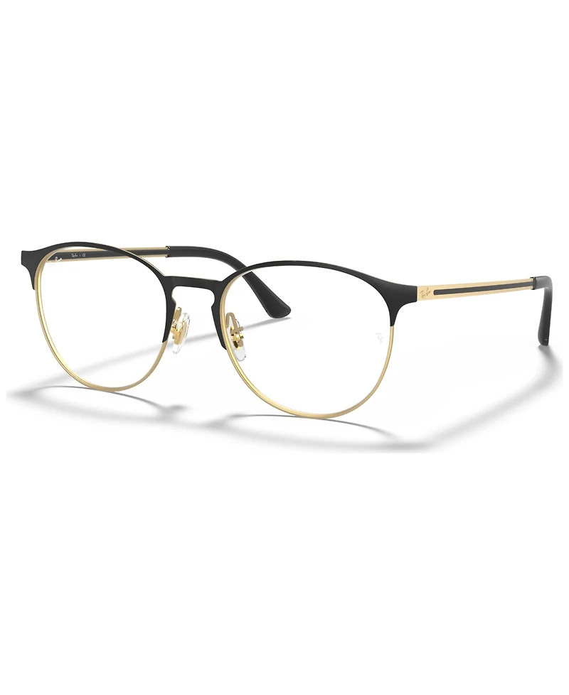 Ray-Ban RB6375 Optics Unisex Round Eyeglasses
