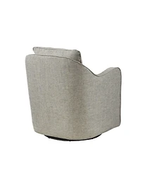 Madison Park Brianne Wide Seat Swivel Arm Chair