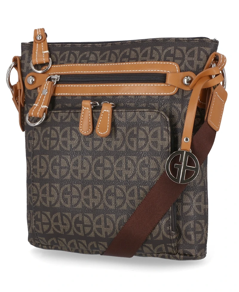 Giani Bernini Block Signature Crossbody, Exclusively at Macy's