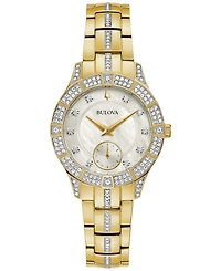 Bulova Women's Phantom Gold-Tone Stainless Steel Bracelet Watch 31mm