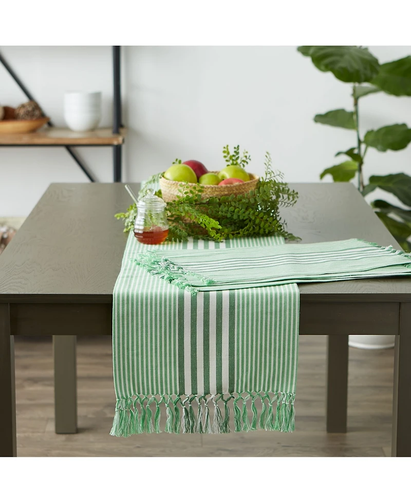 Design Imports Stripes Table Runner
