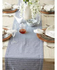 Design Imports Farmhouse Gingham Table Runner