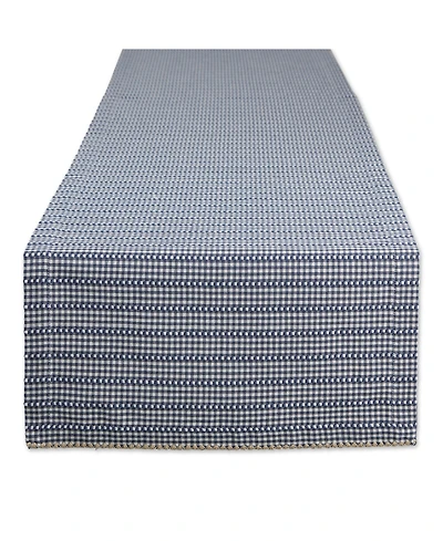 Design Imports Farmhouse Gingham Table Runner