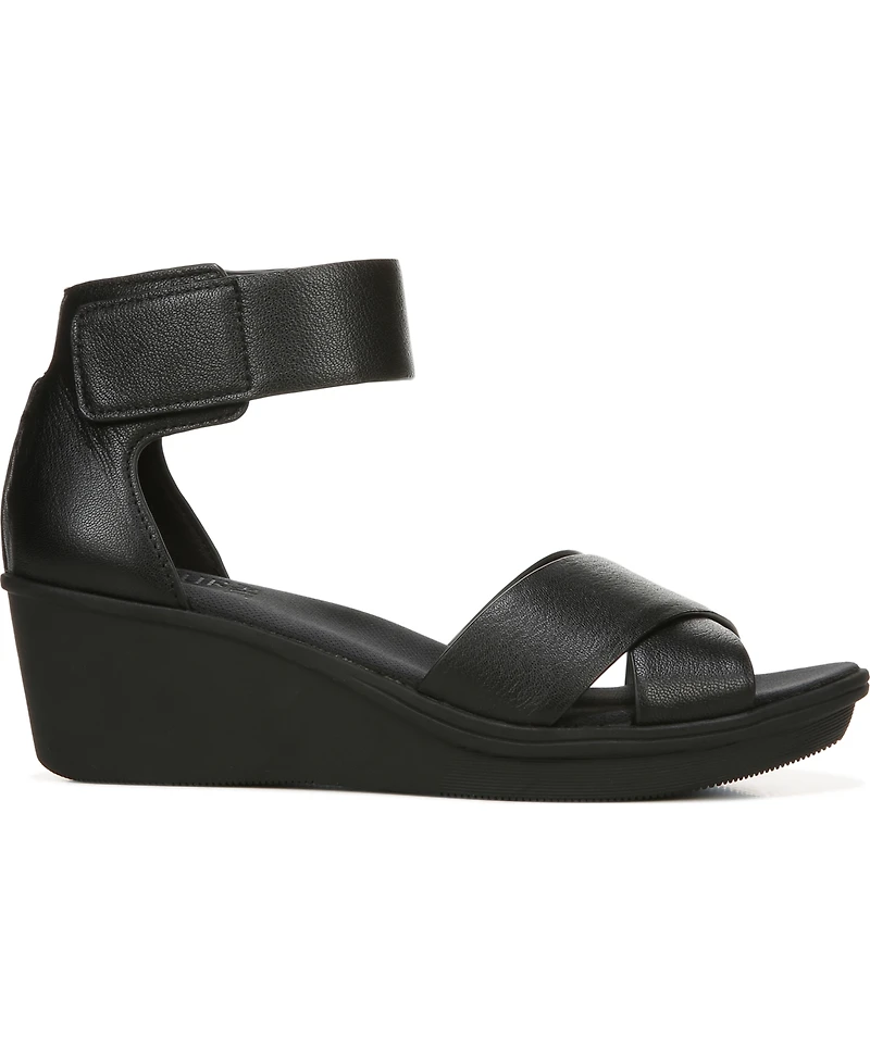 Naturalizer Riviera Ankle Strap Wedge Sandals