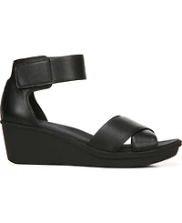 Naturalizer Riviera Ankle Strap Wedge Sandals