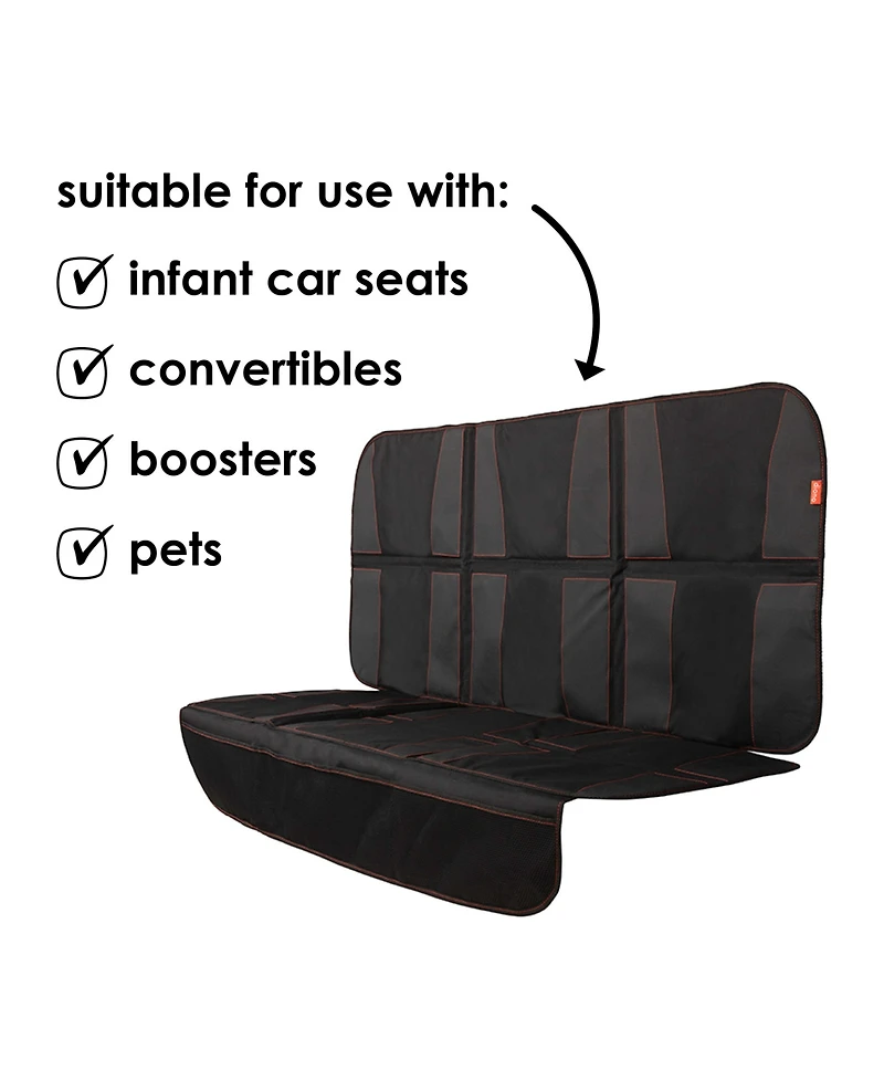 Diono Ultra Mat Fits3 Across Extra Large Car Seat Protector, Water Resistant