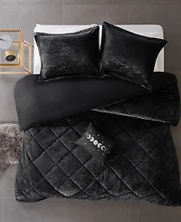 Intelligent Design Felicia Velvet 3-Pc. Duvet Cover Set, Twin/Twin Xl