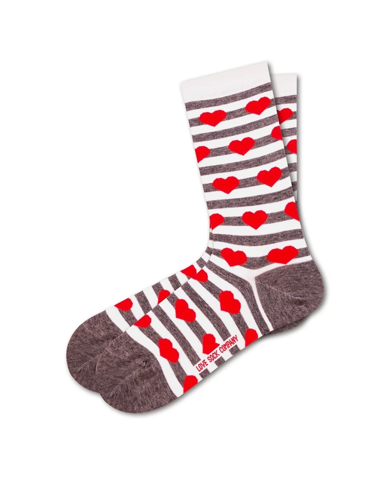 Hearts Bundle Women's 3 Pack Cotton Seamless Toe Novelty Socks