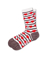 Hearts Bundle Women's 3 Pack Cotton Seamless Toe Novelty Socks