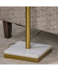 Evolution by Crestview Collection Dilon Marble Floor Lamp
