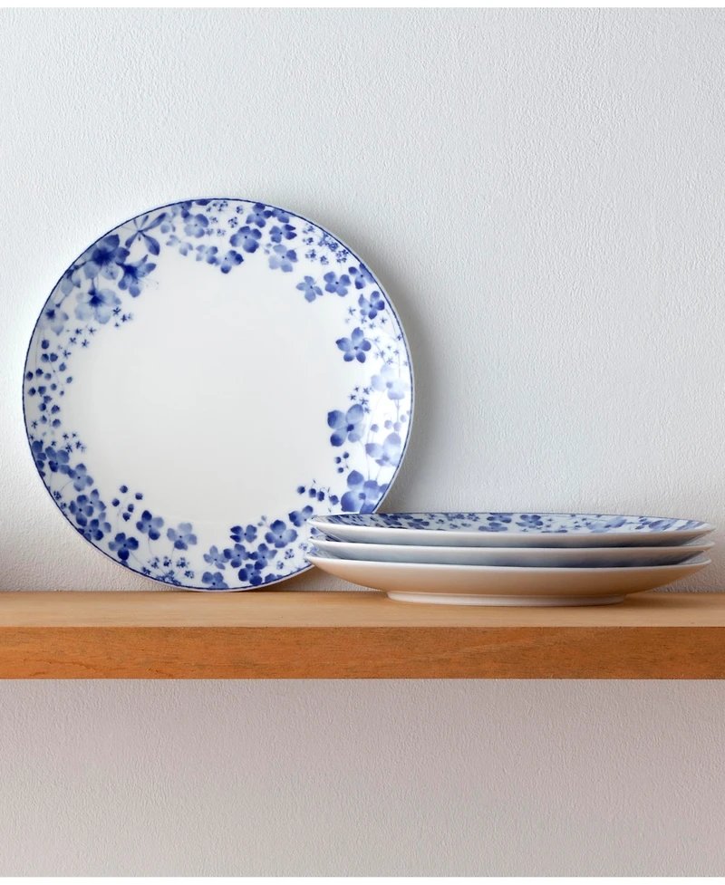 Noritake Bloomington Road 8.25" Set of 4 Salad Plates, Service for