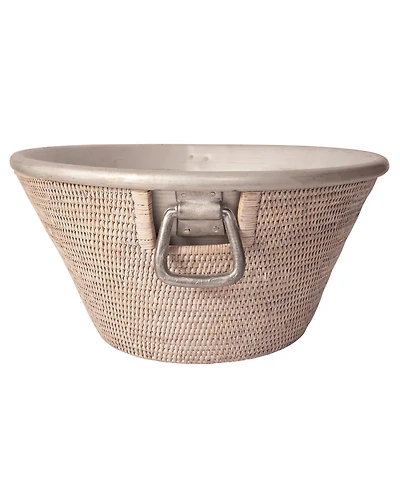 Artifacts Trading Company Artifacts Rattan Aluminum Ice Tub