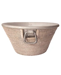 Artifacts Trading Company Artifacts Rattan Aluminum Ice Tub