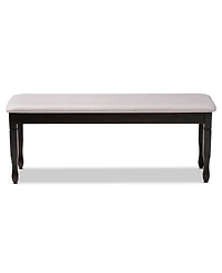Corey Modern and Contemporary Fabric Upholstered Dining Bench