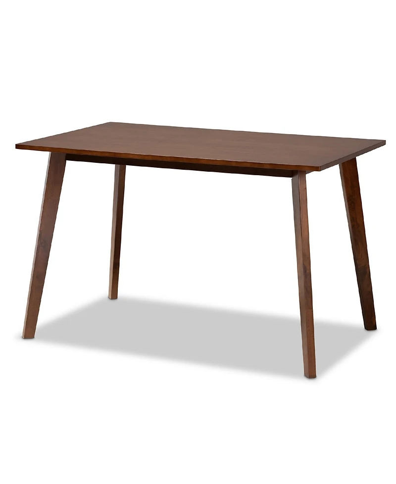 Lois Mid-Century Modern Transitional Fabric Upholstered 5 Piece Dining Set