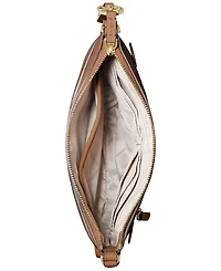 Michael Kors Jet Set Charm Leather Small North South Flat Crossbody Bag