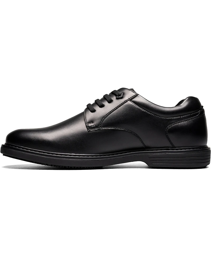 Nunn Bush Men's Wade Plain Toe Slip Resistant Oxford