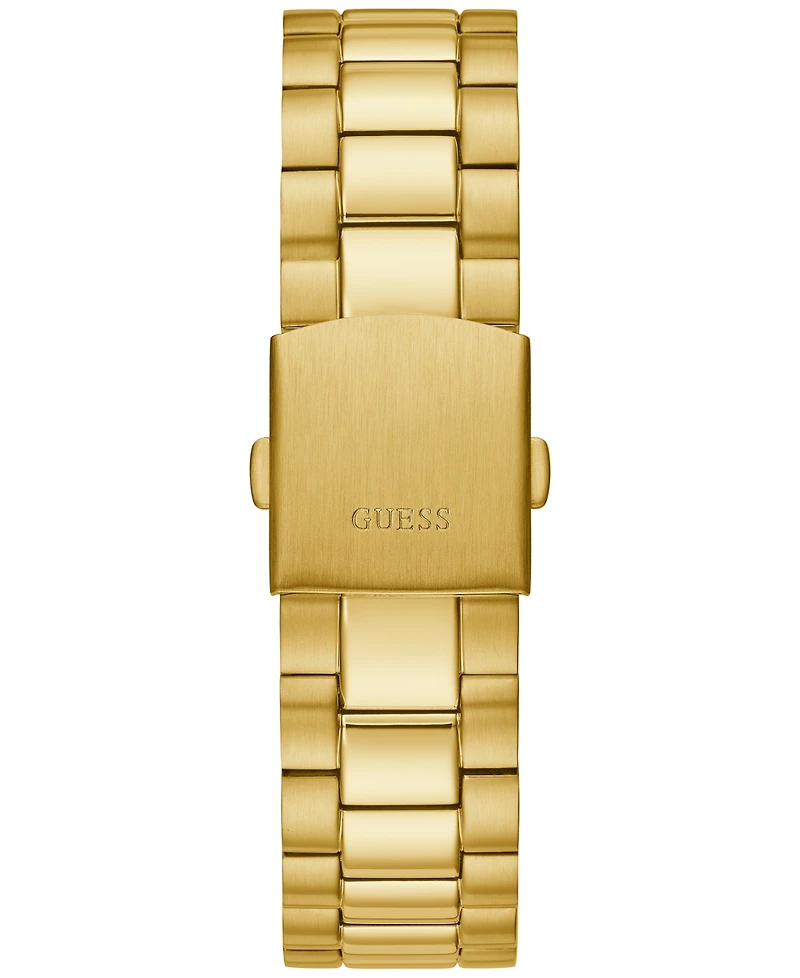 Guess Men's Gold-Tone Stainless Steel Bracelet Watch 42mm
