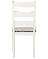 Silio Ladder Back Dining Chair, Set of 2